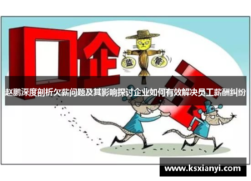 赵鹏深度剖析欠薪问题及其影响探讨企业如何有效解决员工薪酬纠纷