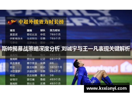 斯帅揭幕战策略深度分析 刘诚宇与王一凡表现关键解析 斯帅揭幕战策略深度分析 刘诚宇与王一凡表现关键解析